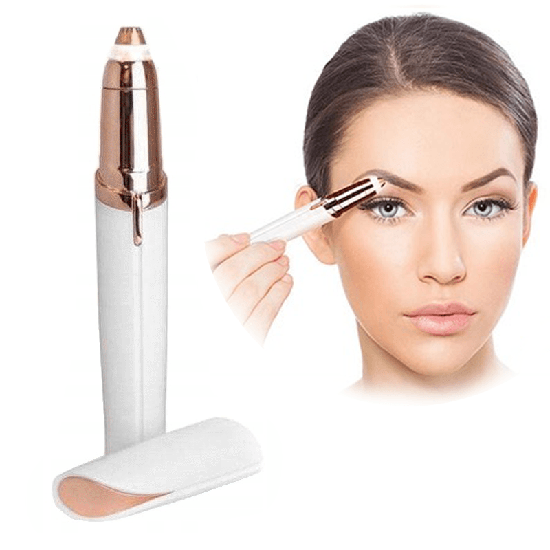 Epilator de sprancene, Zola®,  fara dureri, usor de folosit, cu LED, alb, 13x1.5 cm Epilator de sprancene, Zola®,  fara dureri, usor de folosit, cu LED, alb, 13x1.5 cm